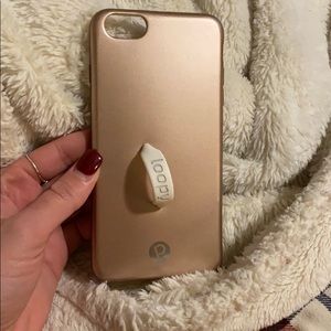 Iphone 6s Plus Metallic Pink Loopy case